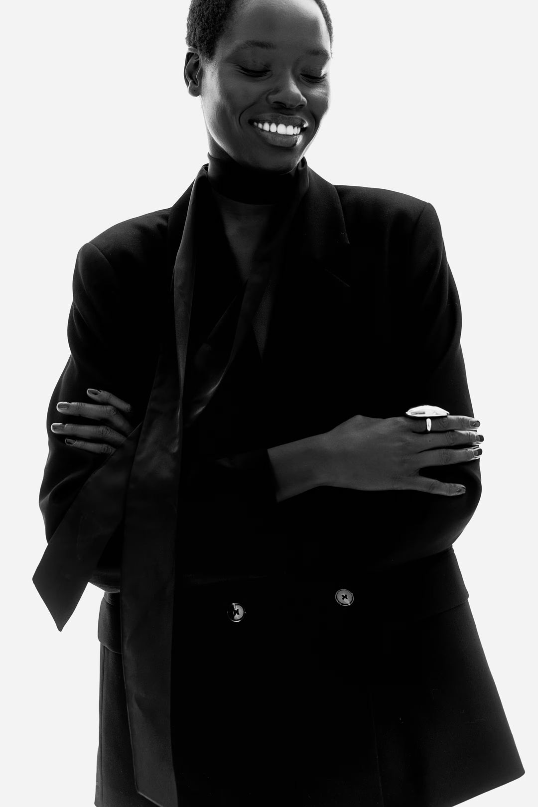 H&M Double-Breasted Blazer