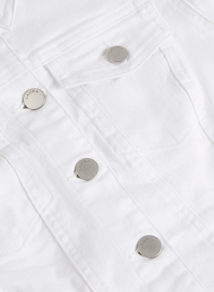 LAURA Cropped Denim Jacket