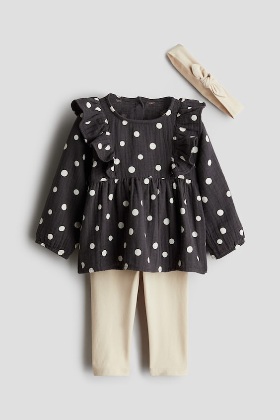 H&M 3-piece Cotton Set