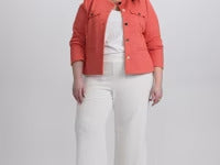 LAURA Collarless Bouclé Jacket