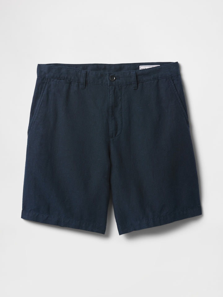 Gap 8" Linen-Cotton Shorts