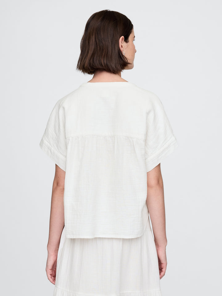 Gap Crinkle Gauze Dolman Shirt