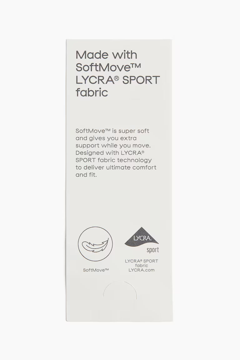 H&M LIGHT SUPPORT SPORTS BRA WITH SOFTMOVE™ LYCRA®
