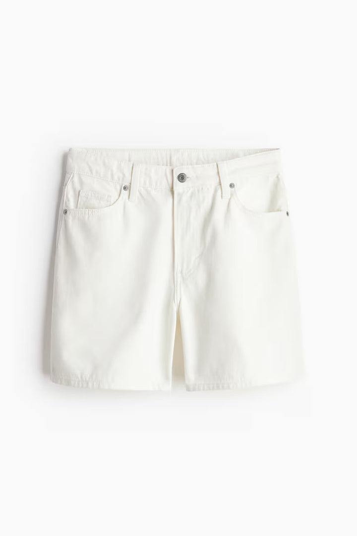 H&M HIGH BERMUDA DENIM SHORTS