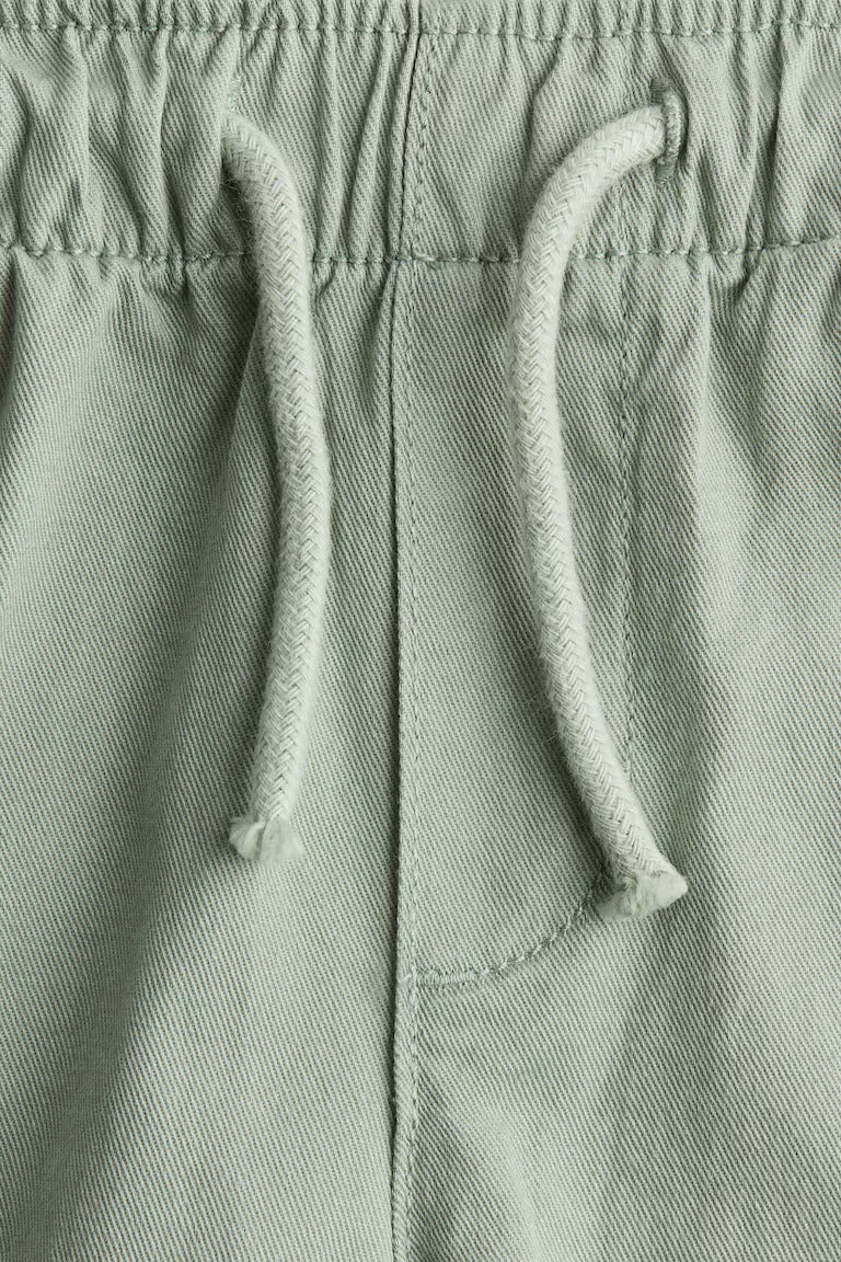 H&M TWILL JOGGERS