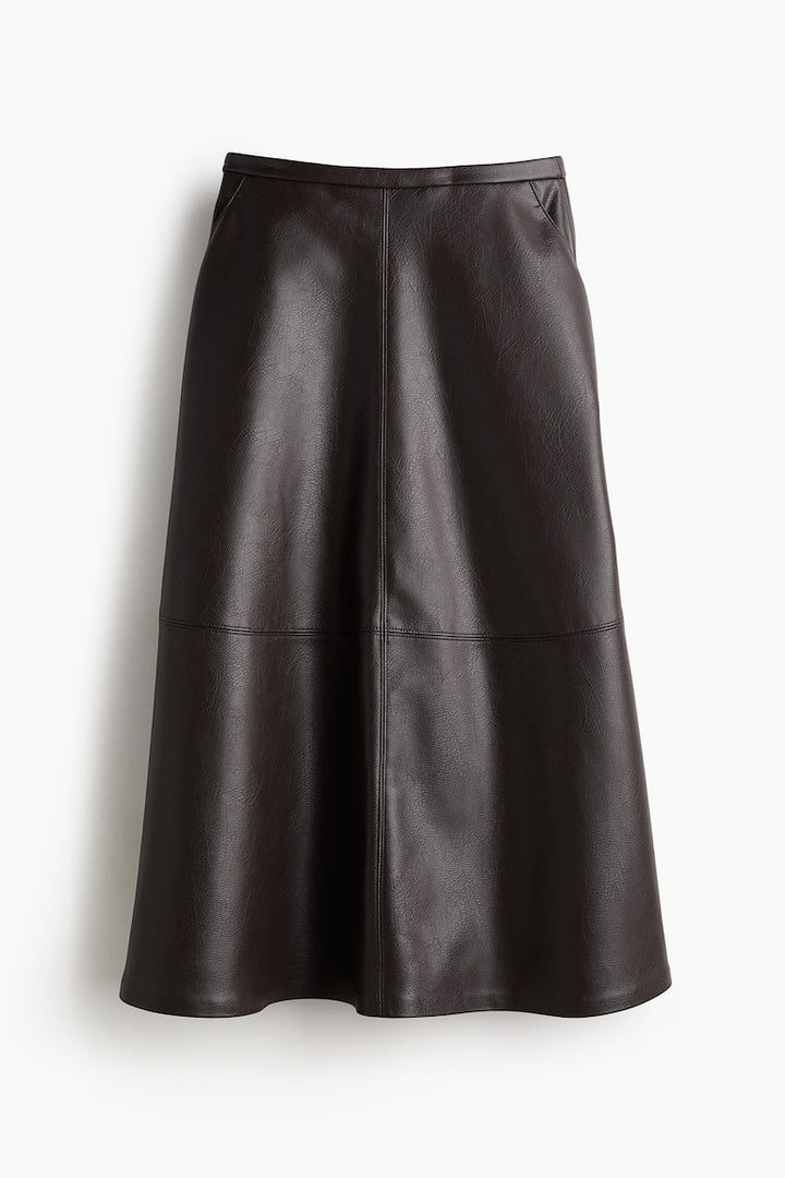 H&M Coated Skirt