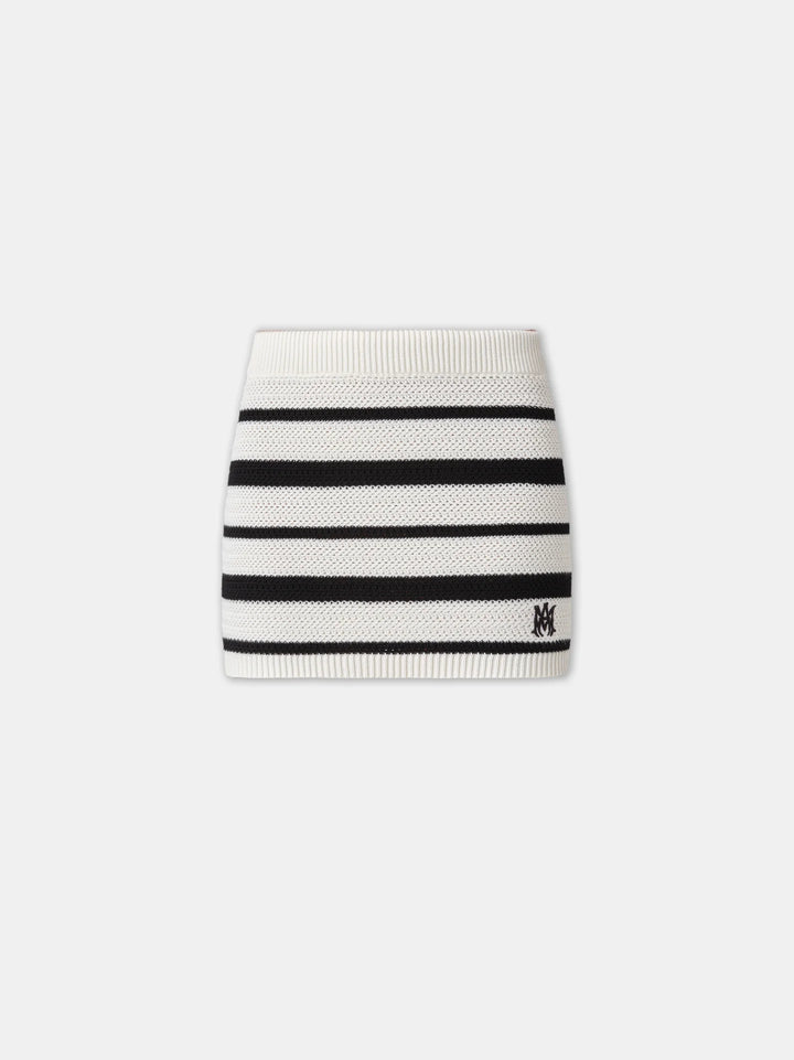 AMIRI WOMEN'S MA STRIPED MINI SKIRT