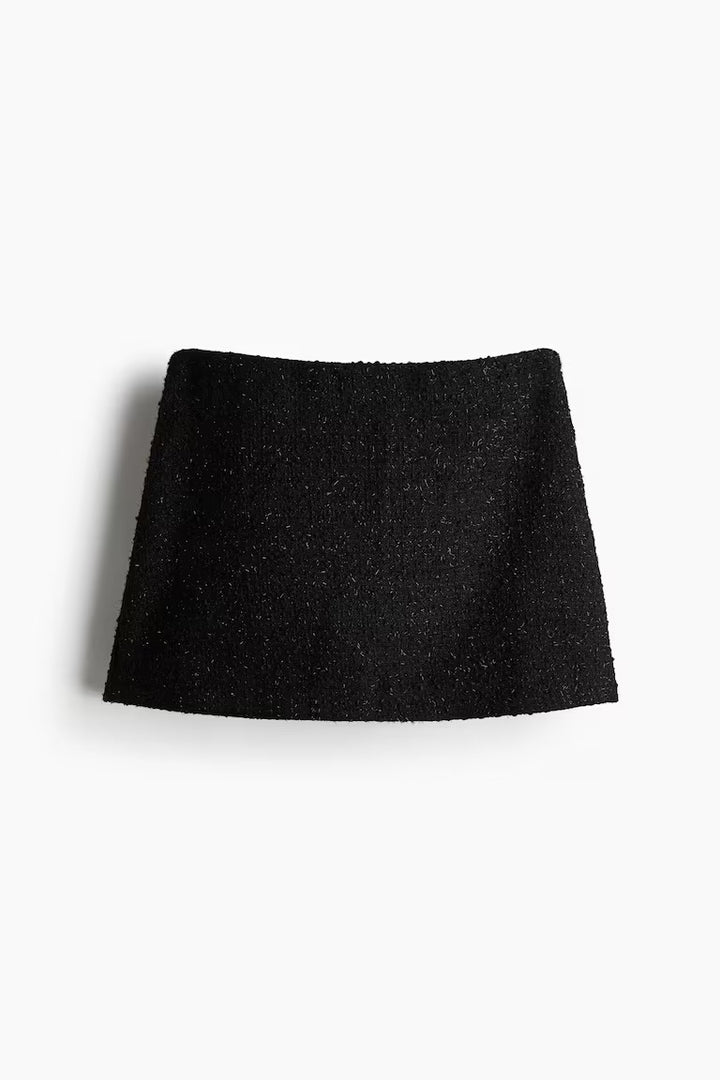 H&M GLITTERY MINI SKIRT
