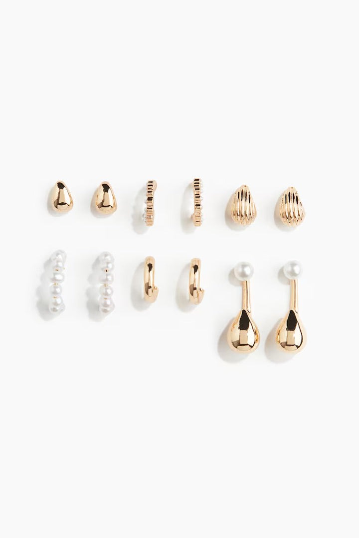 H&M 6 PAIRS EARRINGS