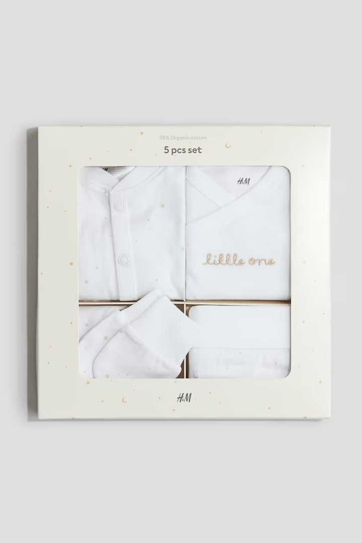 H&M 5-PIECE COTTON JERSEY GIFT SET
