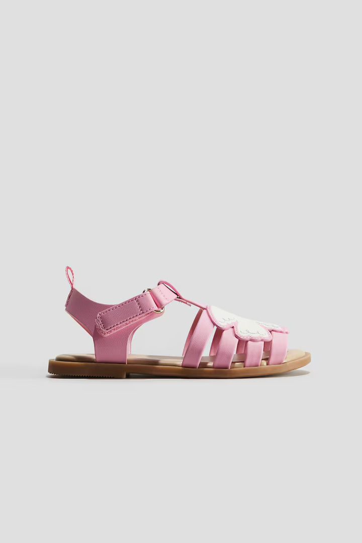 H&M APPLIQUÉD SANDALS