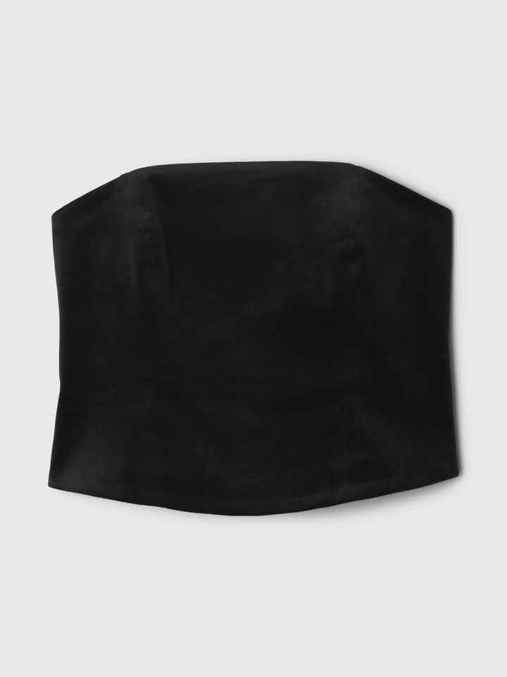 Gap Velvet Cropped Tube Top