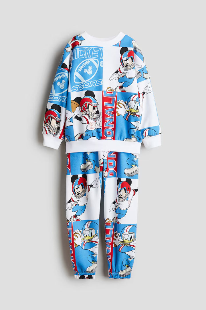 H&M 2-PIECE PRINTED SWEATSUIT
