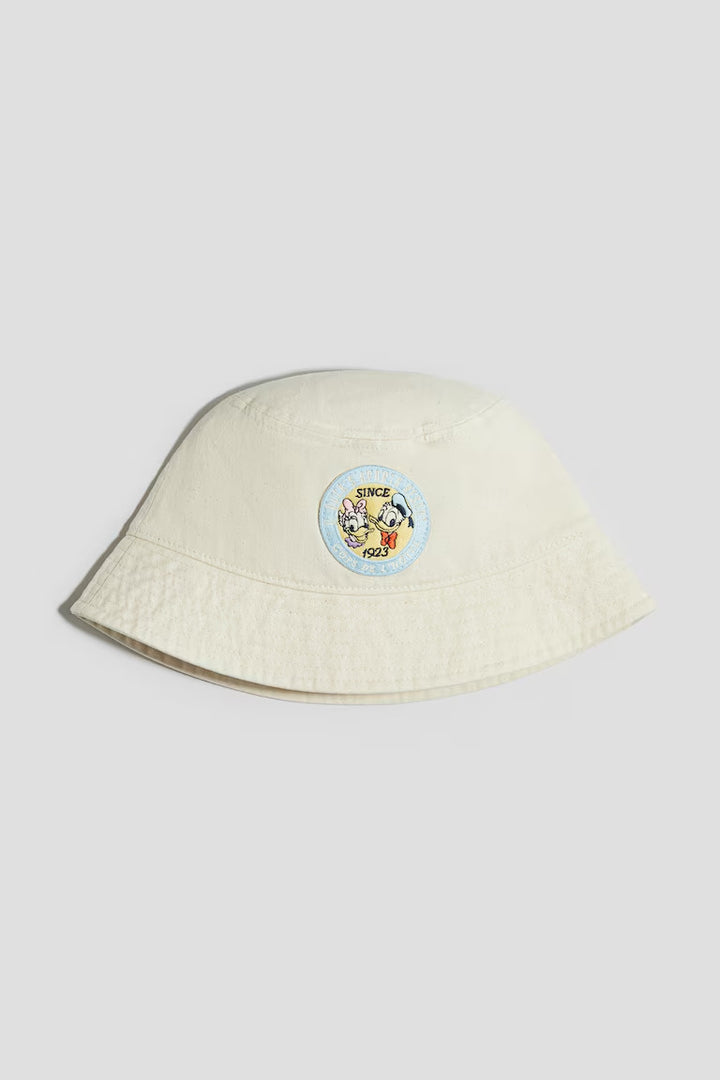 H&M MOTIF-DETAIL BUCKET HAT
