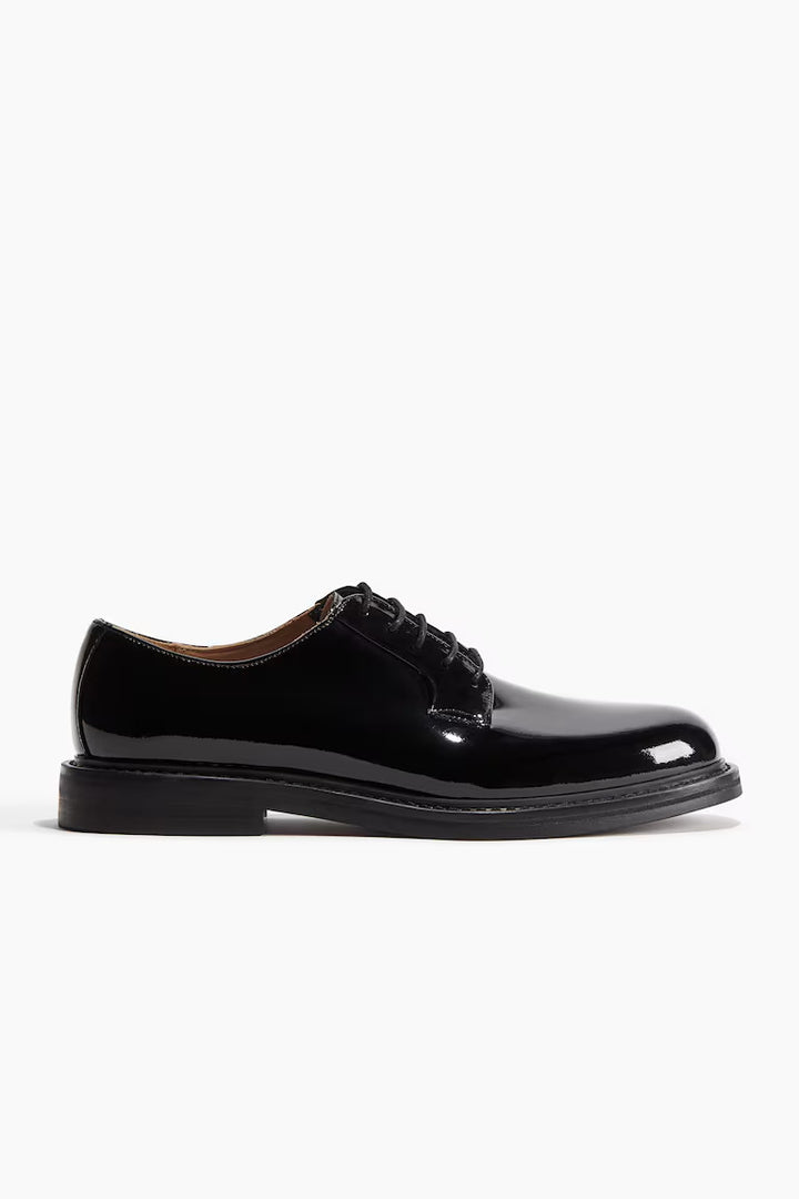 H&M LEATHER DERBY SHOES
