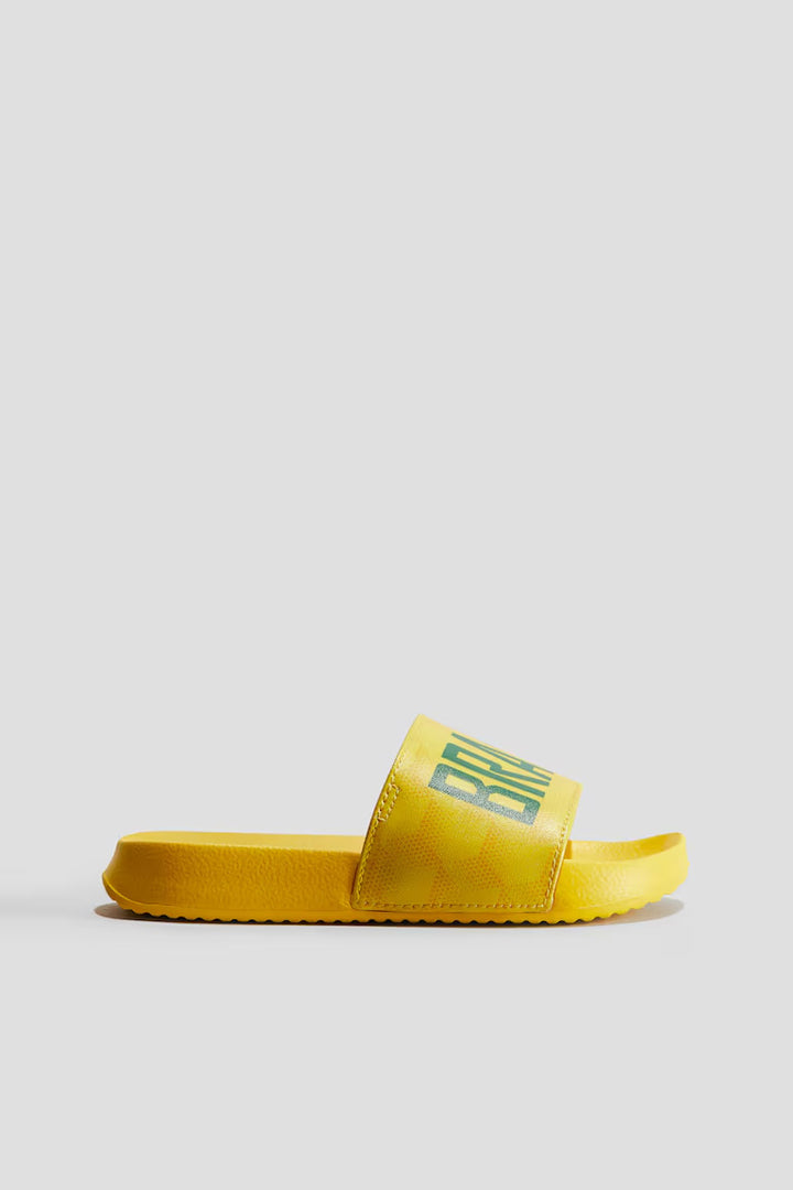 H&M PRINTED POOL SHOES
