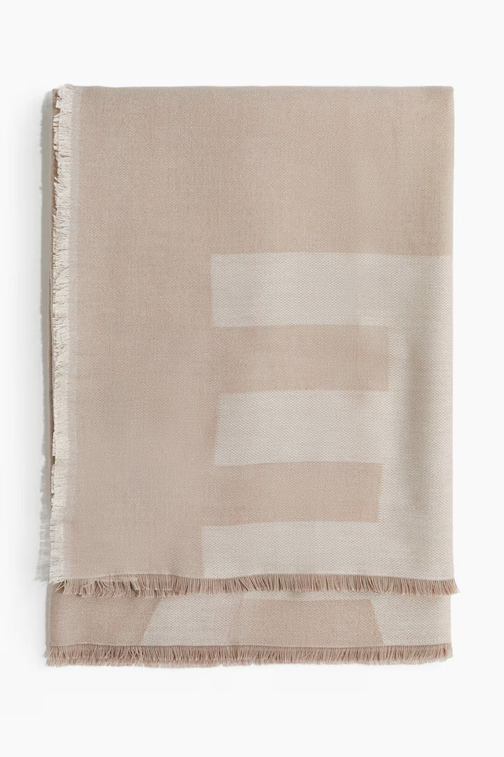 H&M JACQUARD-WEAVE SCARF