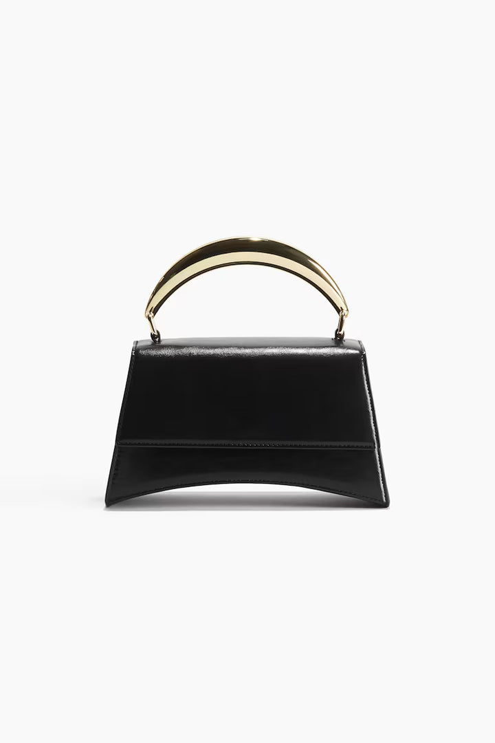 H&M METAL-HANDLE HANDBAG