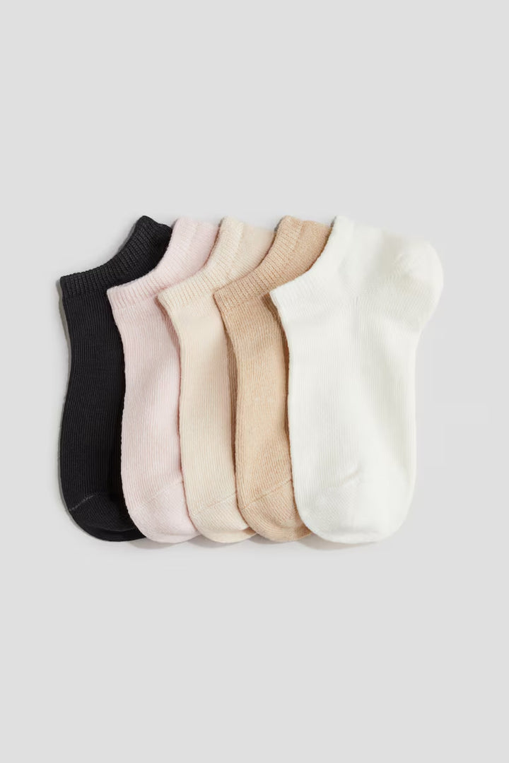 H&M 5-PACK ANKLE SOCKS