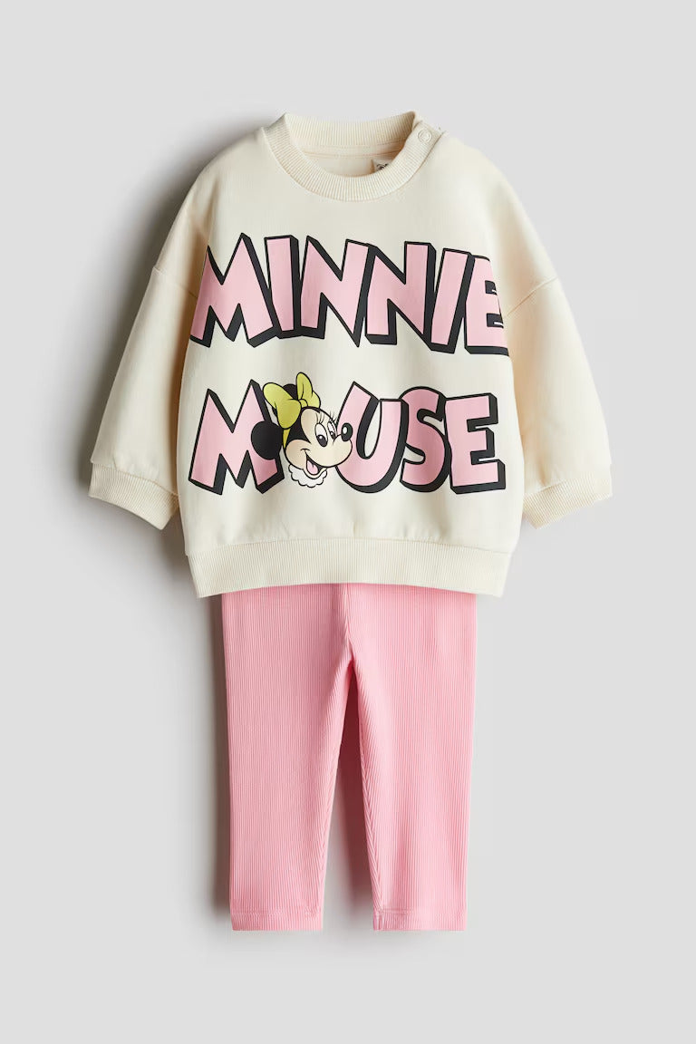 H&M 2-PIECE SWEATSHIRT AND LEGGINGS SET