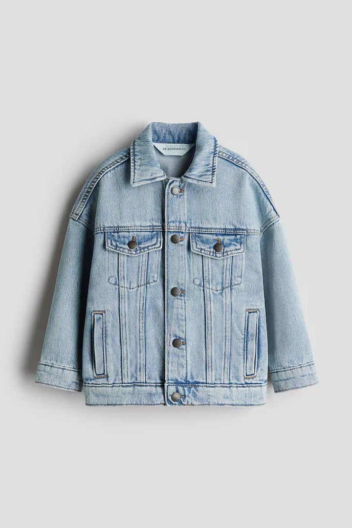 H&M OVERSIZED DENIM JACKET