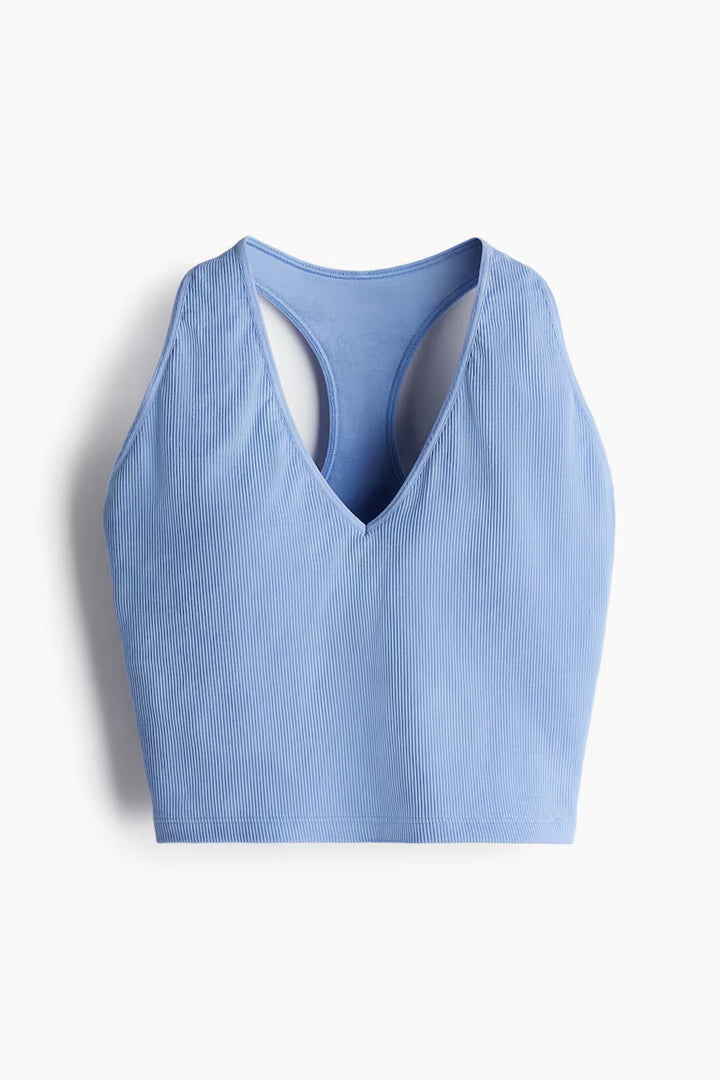 H&M SEAMLESS MEDIUM-SUPPORT SPORTS BRA WITH DRYMOVE™