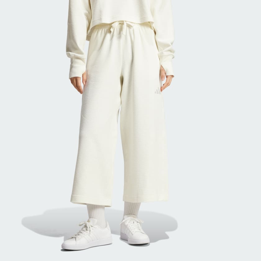 Adidas ALL SZN Rib 7/8-Length Wide Leg Pants