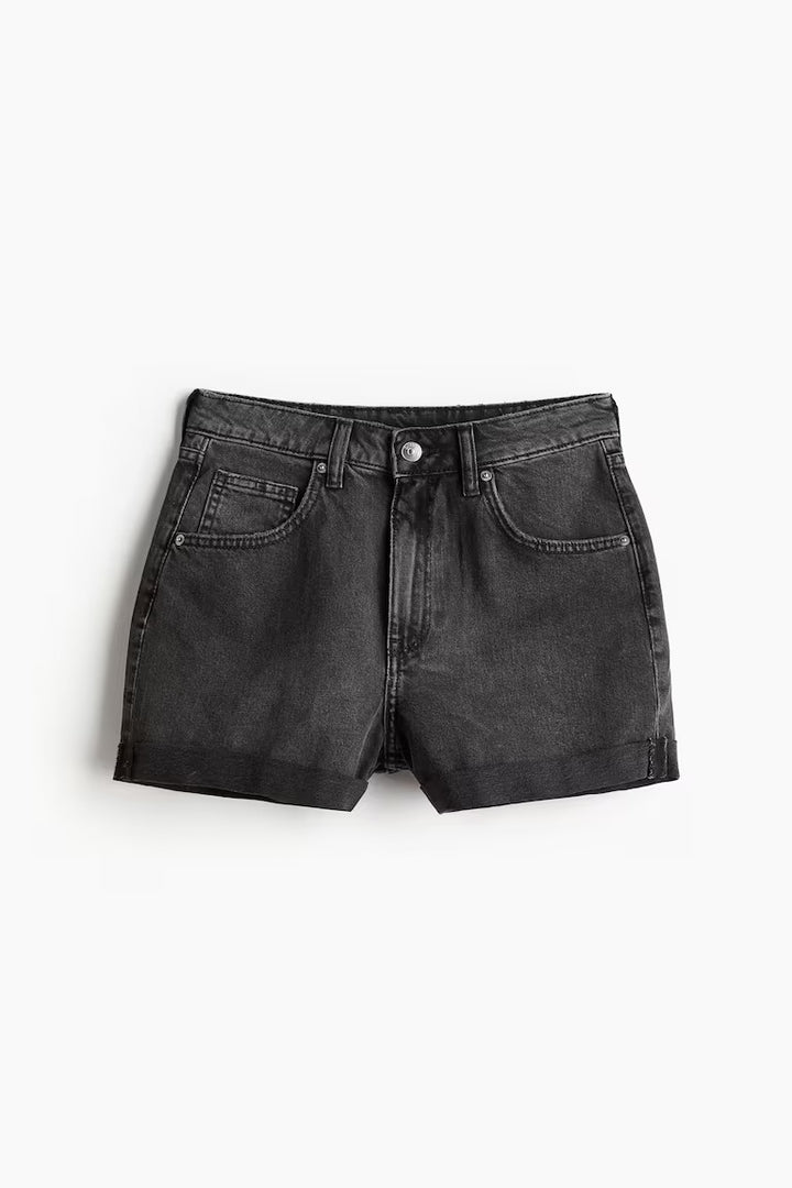 H&M HIGH WAIST DENIM SHORTS