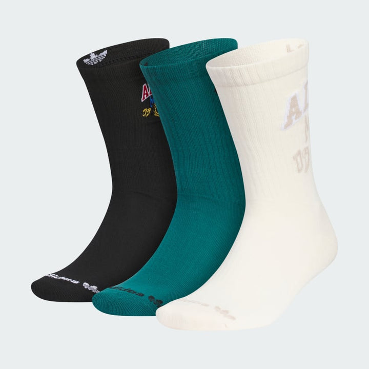 Adidas Originals Varsity 3-Pack Crew Socks