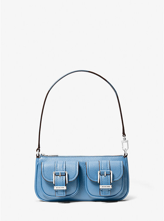 Michael Kors Zoe Small Pebbled Leather Pochette