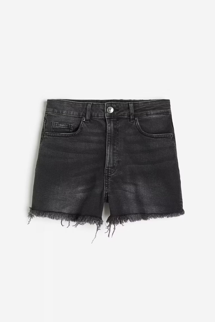 H&M HIGH WAIST DENIM SHORTS