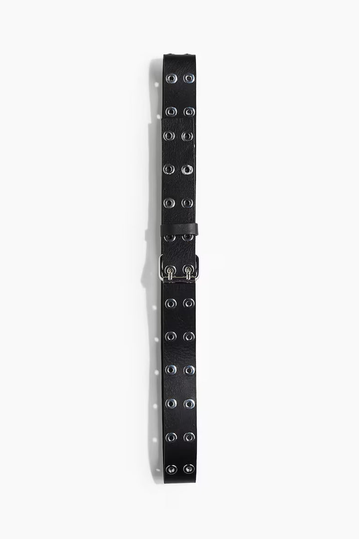 H&M GROMMET LEATHER BELT
