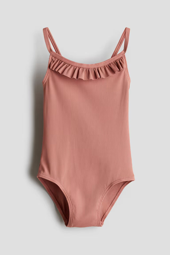 H&M RUFFLE-TRIMMED SWIMSUIT