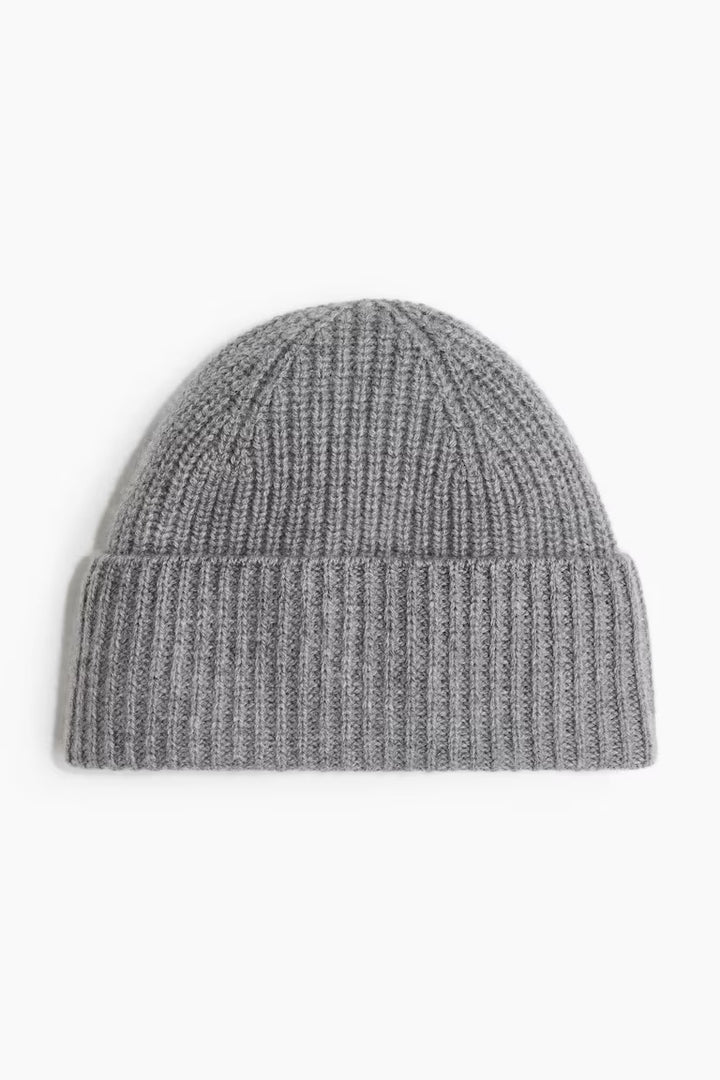 H&M RIB-KNIT CASHMERE HAT