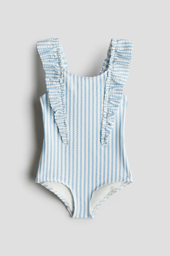 H&M RUFFLE-TRIMMED SWIMSUIT