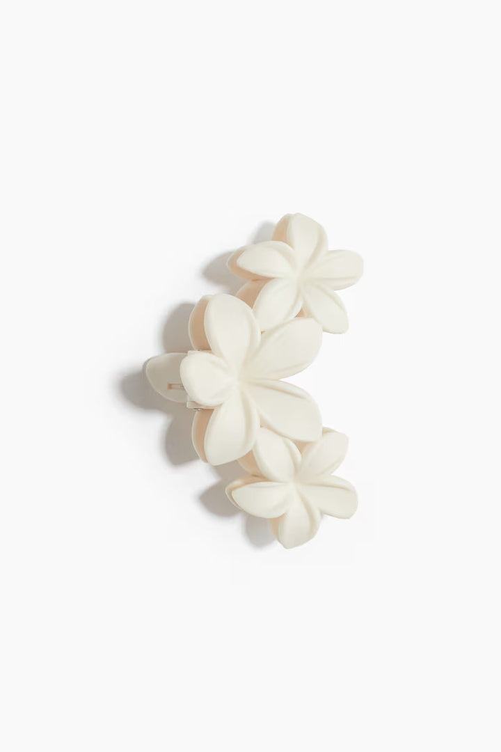 H&M FLORAL HAIR CLAW
