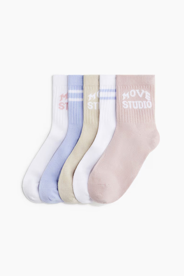 H&M 5-PACK SPORTS SOCKS WITH DRYMOVE™