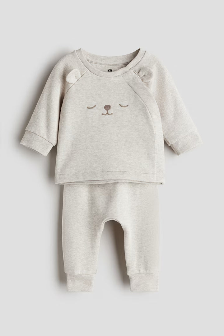H&M 2-PIECE COTTON SWEATSUIT