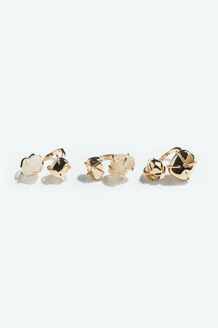 H&M 3-PACK RINGS