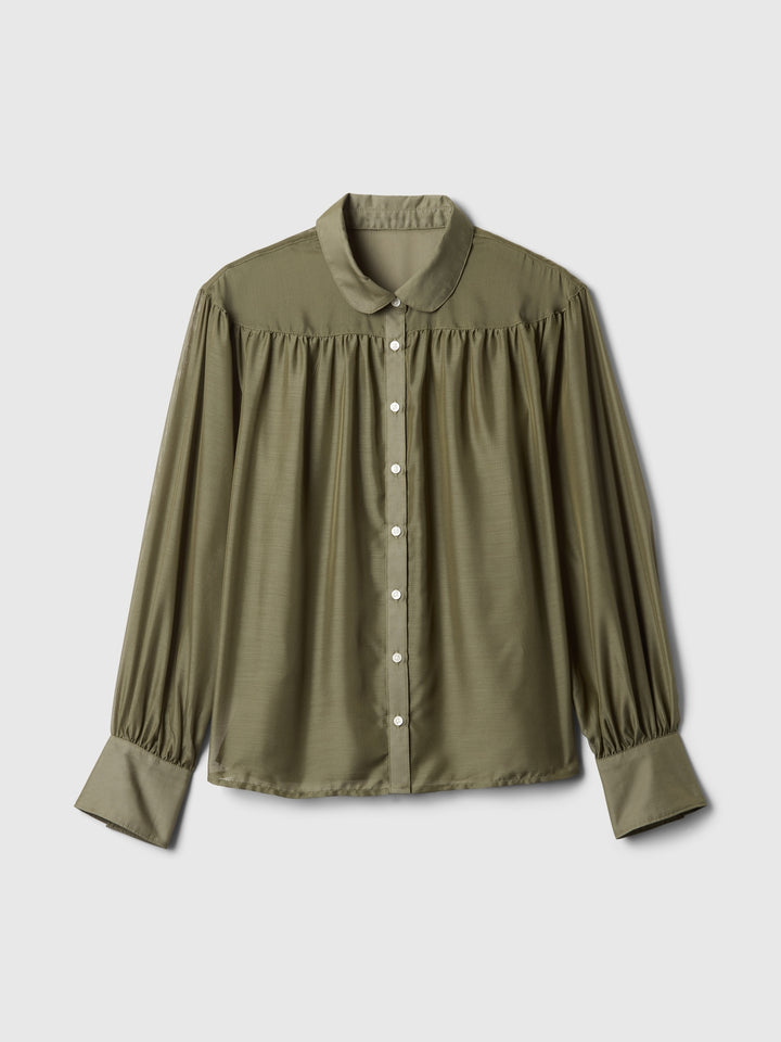 Gap Oversized Sheer Shirt