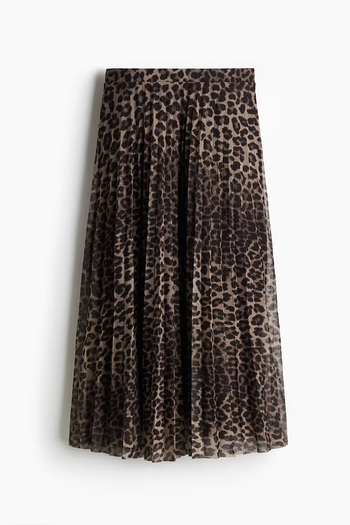 H&M PLEATED MESH SKIRT