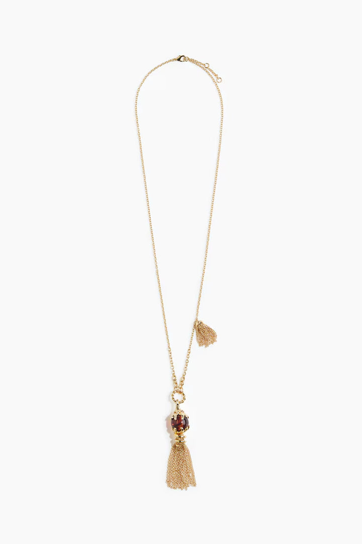 H&M TASSELED-PENDANT NECKLACE