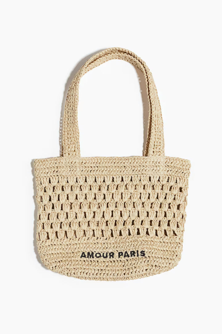 H&M STRAW TOTE BAG