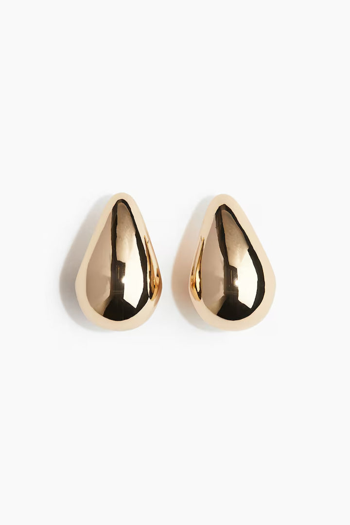 H&M LARGE DOME EARRINGS