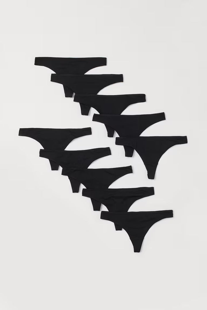 H&M 10-PACK THONG BRIEFS