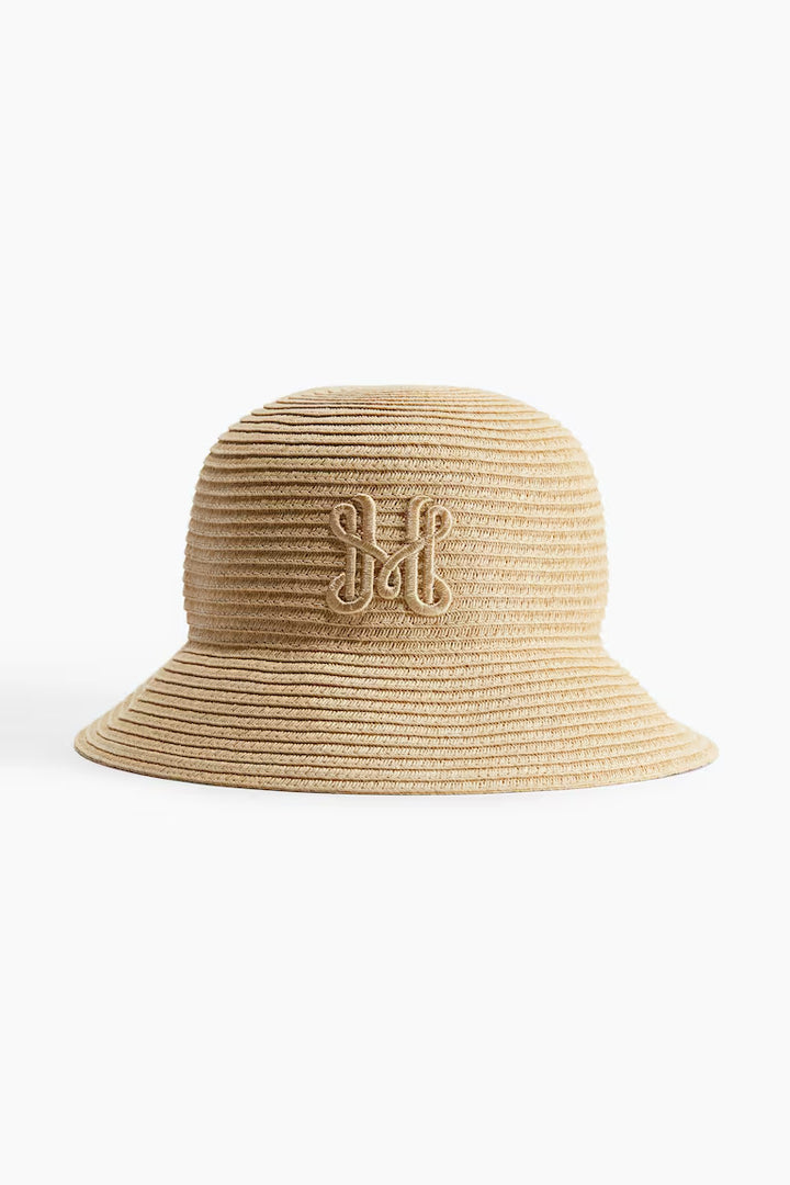 H&M STRAW BUCKET HAT