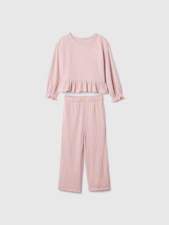 Gap Baby & Toddler Softspun Ruffle Rib Outfit Set