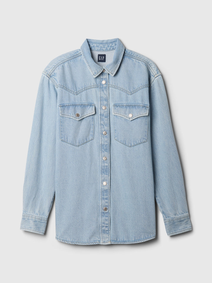 Gap UltraSoft Western Shirt Jacket