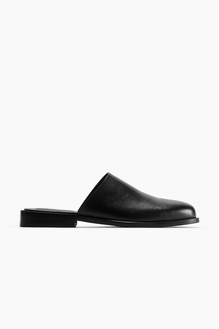 H&M COATED MULES
