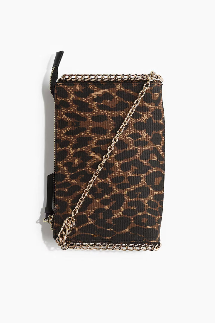 H&M PATTERNED COTTON CROSSBODY BAG